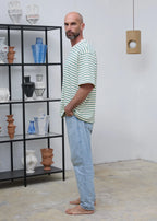 BASIC 003 MAN GREEN & CREAM