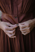 HADAS DRESS BROWN