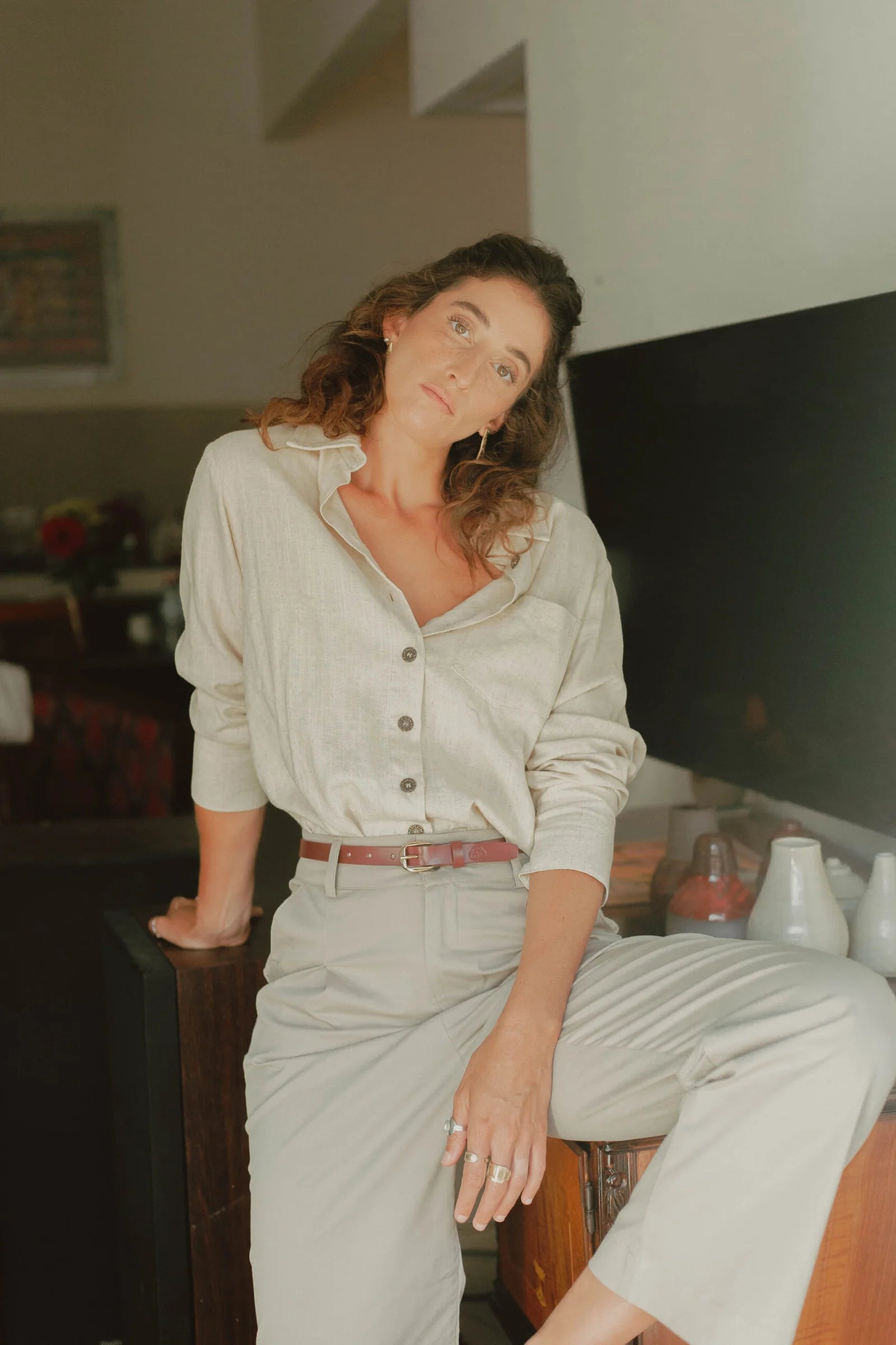 TAMAR STONE PANTS