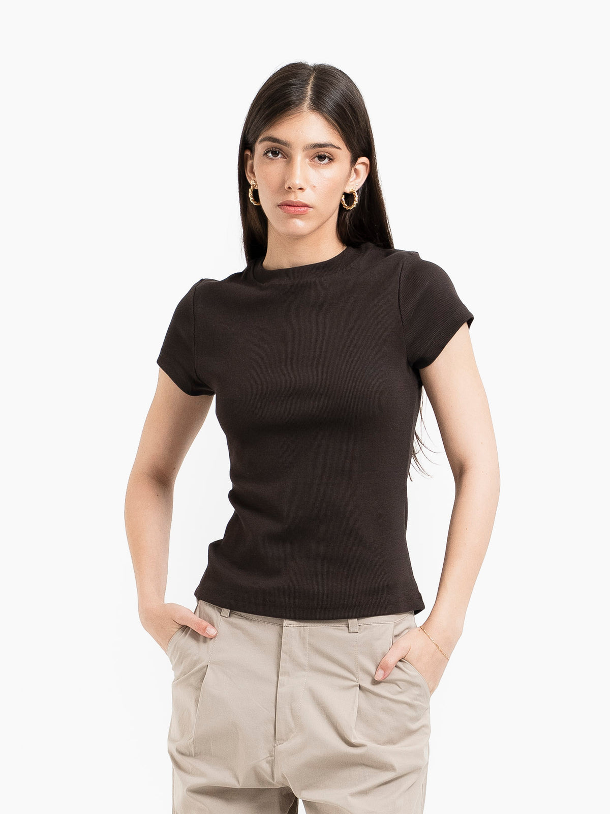 FITTED BASIC BROWN
