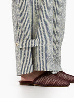 SOL STRIPES PANTS WHITE BLUE