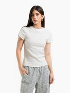 FITTED BASIC WHITE
