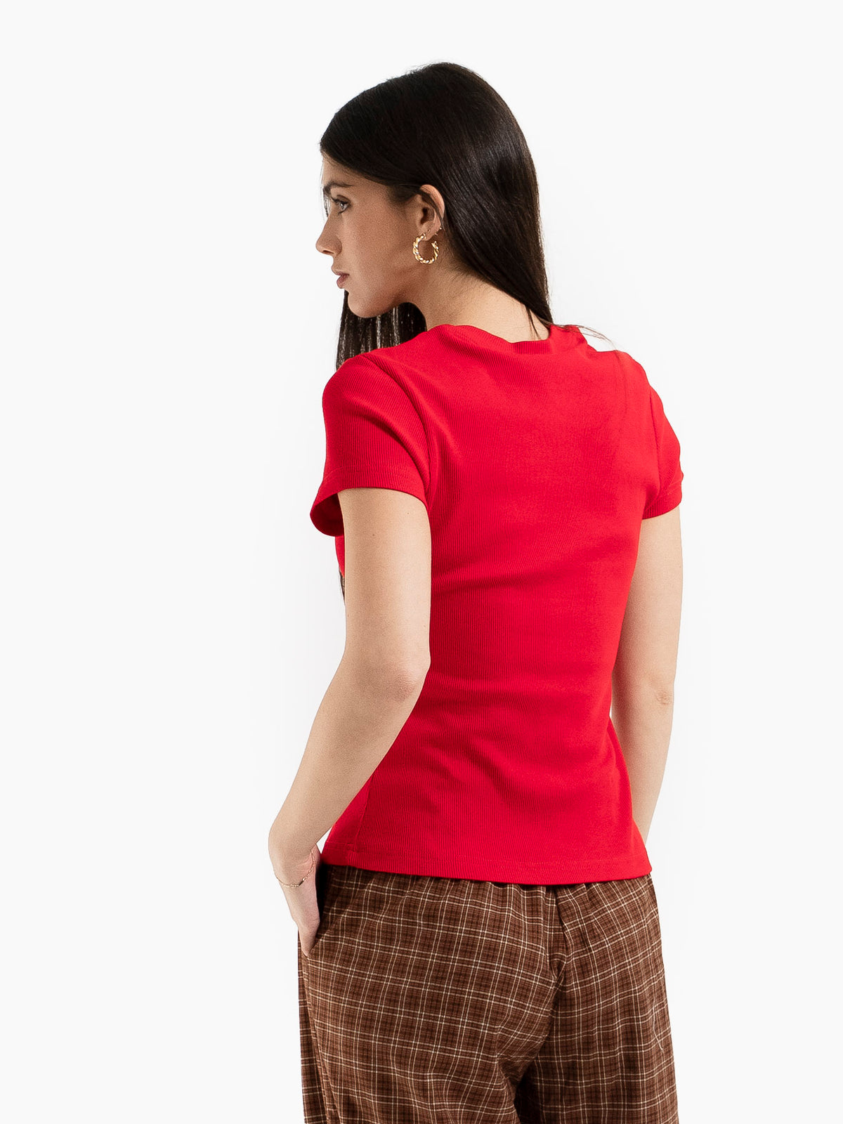 FITTED BASIC RED