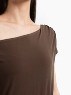 SOFIA DRESS BROWN