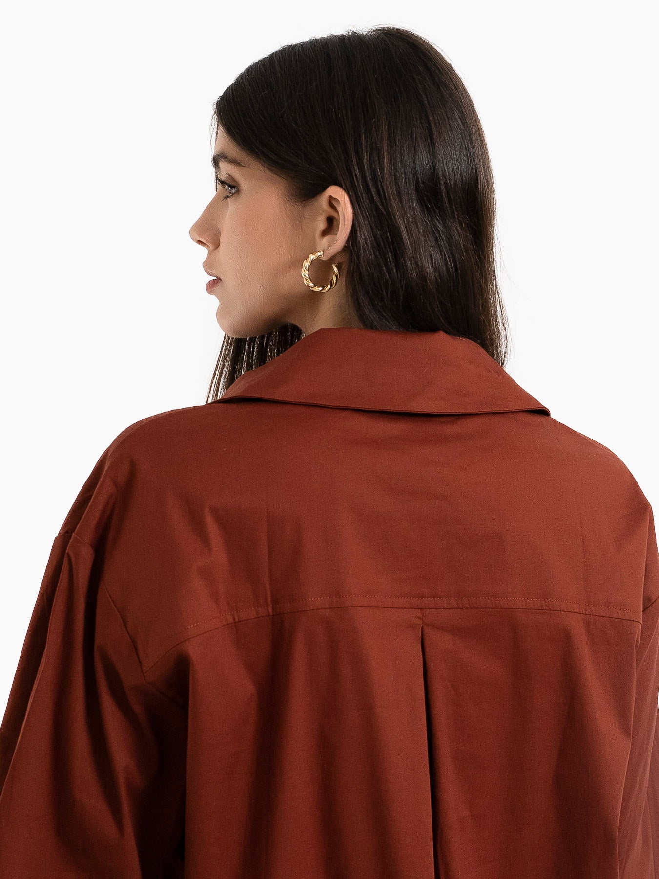 SARA BRICK BUTTON DOWN