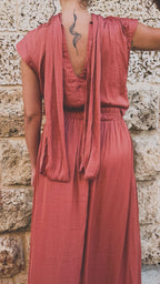 LIOR DRESS PEACH