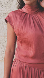 LIOR DRESS PEACH