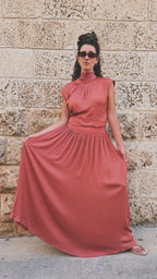 LIOR DRESS PEACH