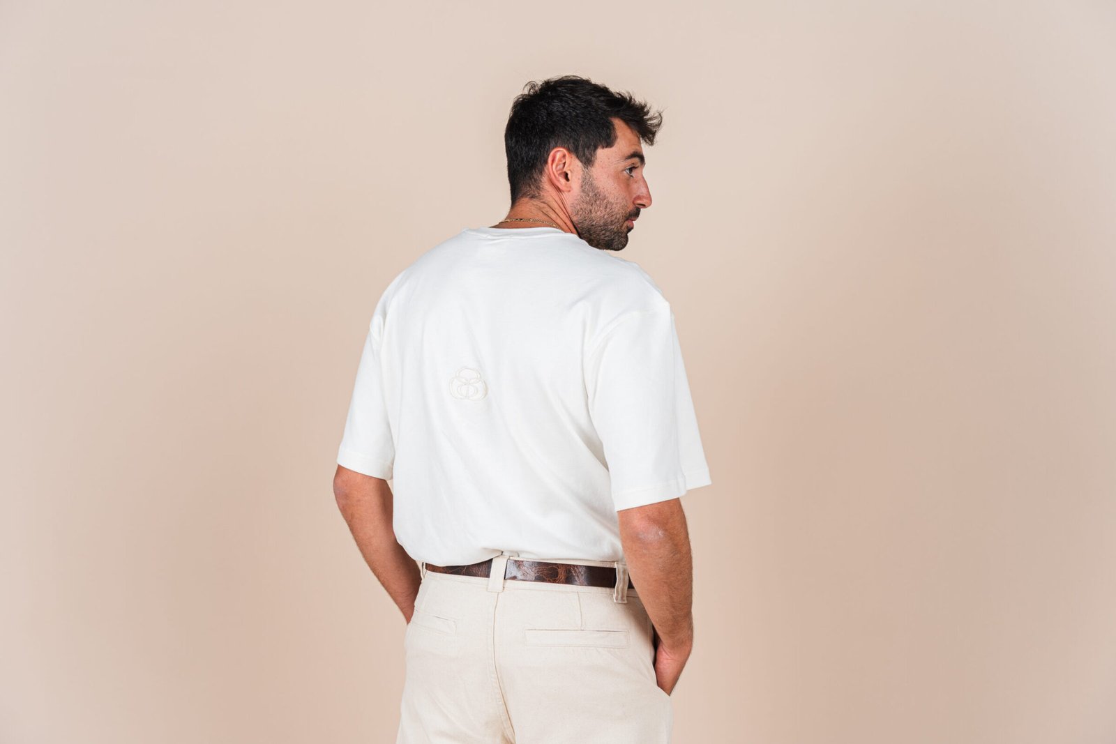 ⁦MAN BASIC 003 CREAM⁩ – תמונה ⁦7⁩