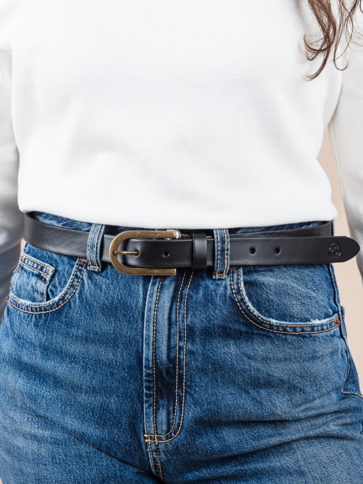 LEATHER BELT SOFT BLACK