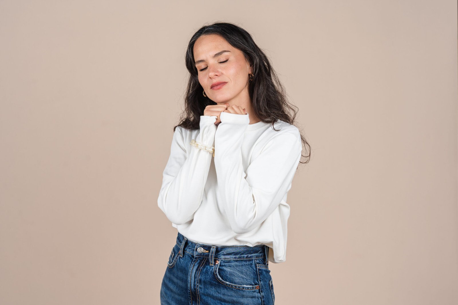 ⁦BASIC LONG 002 CREAM⁩ – תמונה ⁦2⁩